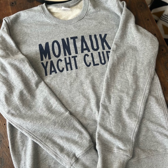 Grey Montauk Yacht Club crew neck sweatshirt - Picture 2 of 6